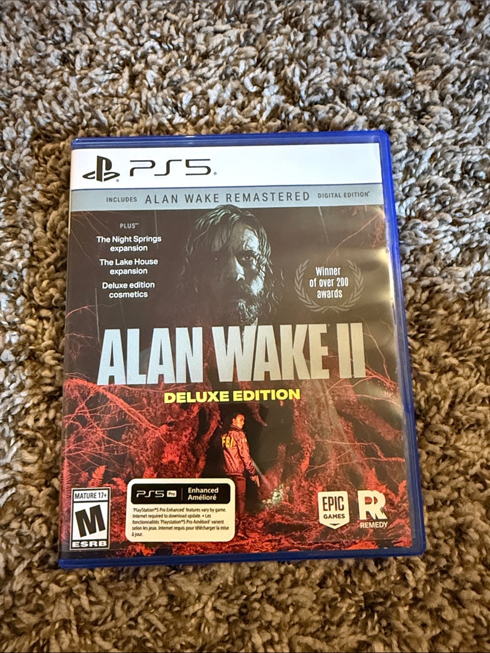Sony PS5 Alan Wake II Deluxe Edition - Blue/Black Artwork